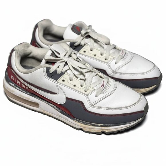 Size 11.5 - Nike Air Max White and Red - Picture 1 of 8